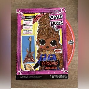 MGA LOL OMG - Ferocious - Super Sonix ReMix Rock - Nude Doll 4 Ooak (NEW)
